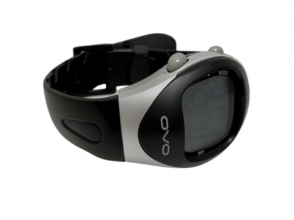 Reloj parlante oval que anuncia la hora en español, ideal para baja visión en Madrid.