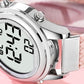 Reloj con voz digital en español, ideal para personas con discapacidad visual.