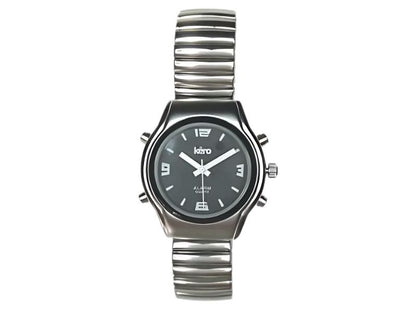 Reloj con correa extensible y voz en español para ciegos disponible en Madrid.