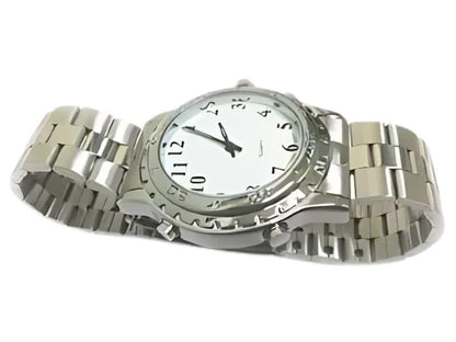 Reloj parlante en español, fácil de usar para ciegos en Madrid.