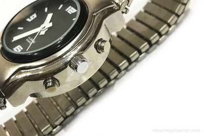 Reloj con correa extensible y voz en español para ciegos en Madrid.