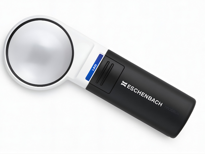 Lupas de la serie Mobilux LED con diseño ergonómico y luz clara.