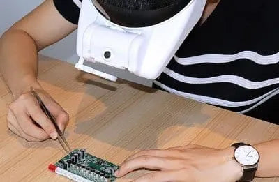 Gafas Lupa para trabajos electronica