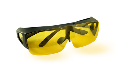 Lentes de visión nocturna polarizadas abatibles