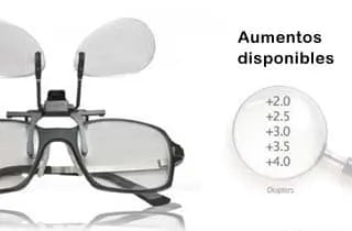 Lupa Abatible con Pinza para Montura de Gafas