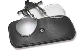 Lente de Aumento con Clip para Gafas Plegable