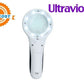 Ampliador óptico portátil con luz ultravioleta y LED de triple aumento