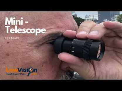 Telescopio compacto 2.5x para personas con baja visión Madrid