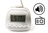 reloj radio despertador ligero