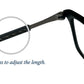 gafas de lectura magneticas con banda flexible y ajustables en la pata