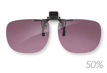 Clip On FL41 Eschenbach para gafas, ideal para reducir deslumbramiento y fatiga ocular en ambientes con luz intensa.