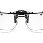 Lupa plegable para gafas clip-on