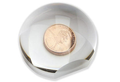 lupa tipo bola 3X acrilica