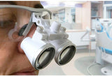 Lupas dentales con sistema Flip-Up ultraligero disponibles en Madrid.