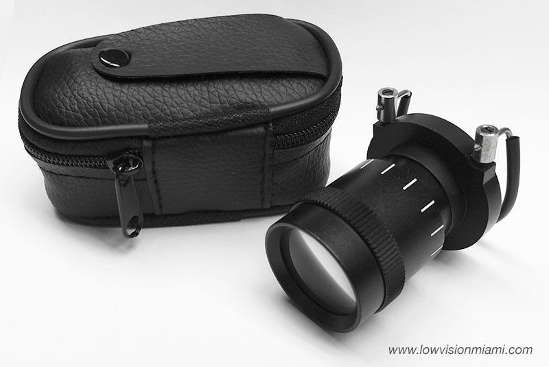 Monocular 2.8X Clip-On - Low Vision-cases