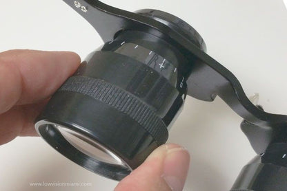 Telescopio binocular de alto aumento con ajuste de foco