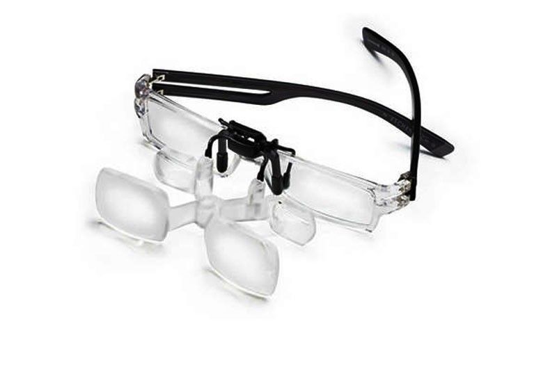 gafas lupa clip maxdetail eschenbach para vision de cerca adptable a su gafa