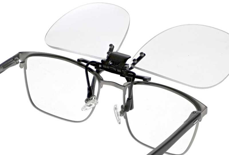Lupas portátiles para gafas clip-on