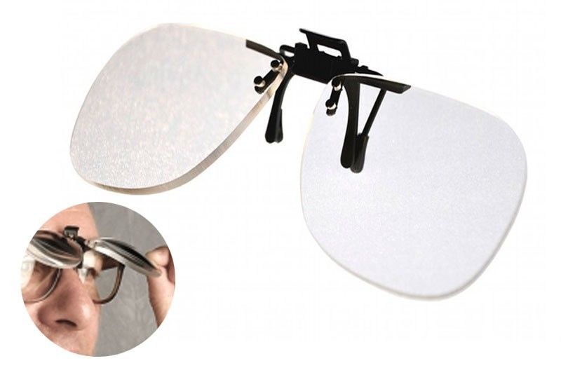 Lente de visión ampliada para monturas de gafas abatibles