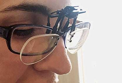 Lupa con sujeción de pinza para gafas